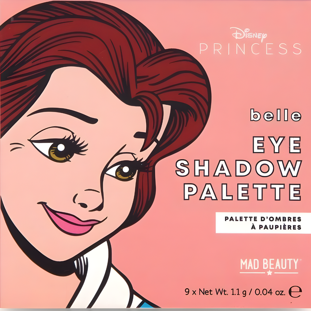 Mad Beauty Mini paleta de sombras de ojos Princesa Disney Bella