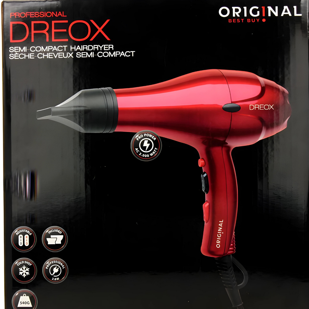 Hairdryer Sinelco Original Dreox Red (2000 W)