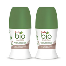 Cargar imagen en el visor de la galería, Byly Bio Natural 0% Desodorante Roll-On Invisible (2 Pcs)
