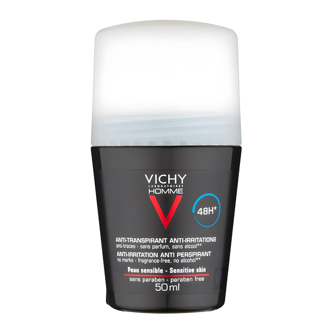 Vichy Homme Gevoelige Huid 48 uur Roll-On Deodorant
