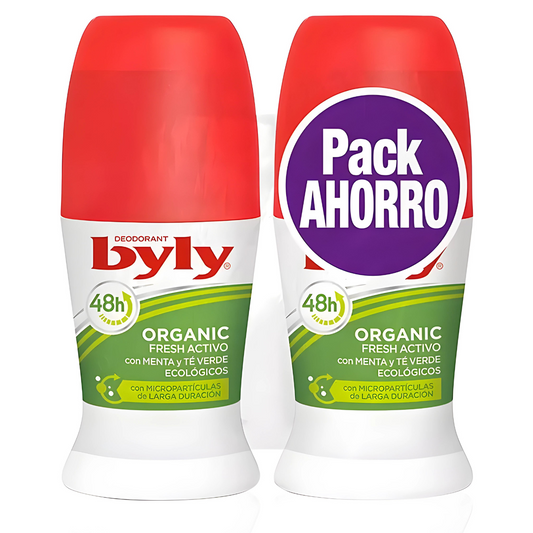 Byly Organic Extra Fresh Roll-On Deodorant Set