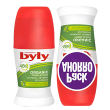 Load image into Gallery viewer, Byly Organic Extra Fresh Roll-On Deodorant Set
