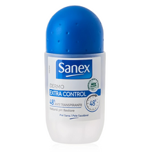 Load image into Gallery viewer, Sanex Antiperspirant Dermo Extra Control Roll-On
