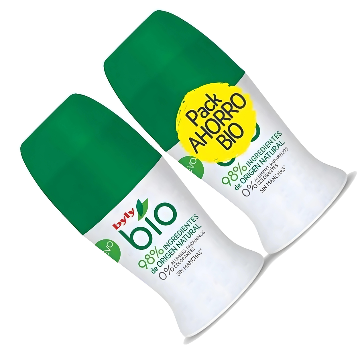 Byly Natural Bio Deodorant Roll-On (2pcs)