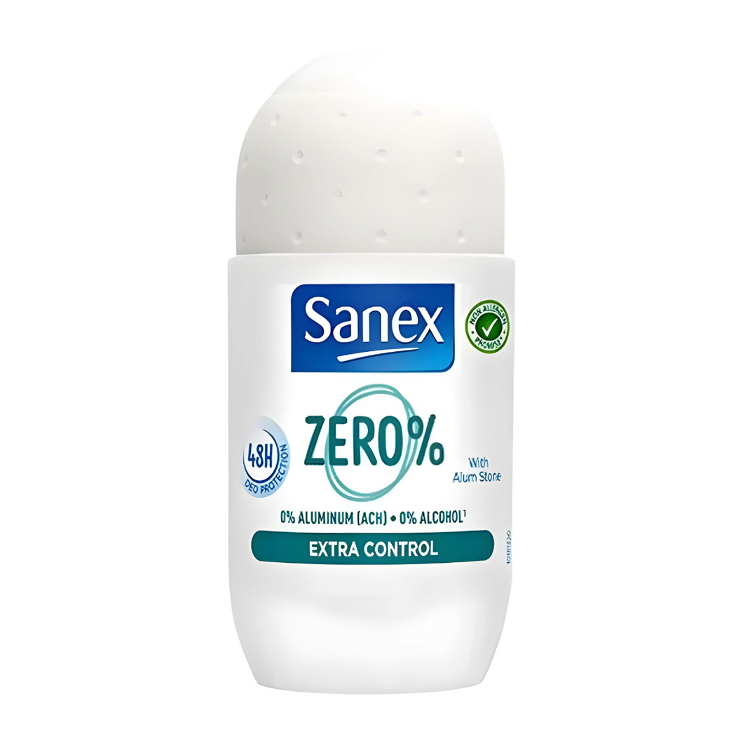 Sanex Zero% Desodorante Roll-On Extra-control