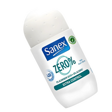 Cargar imagen en el visor de la galería, Sanex Zero% Desodorante Roll-On Extra-control
