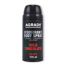 Charger l&#39;image dans la galerie, Spray corporel déodorant au chocolat sauvage Agrado

