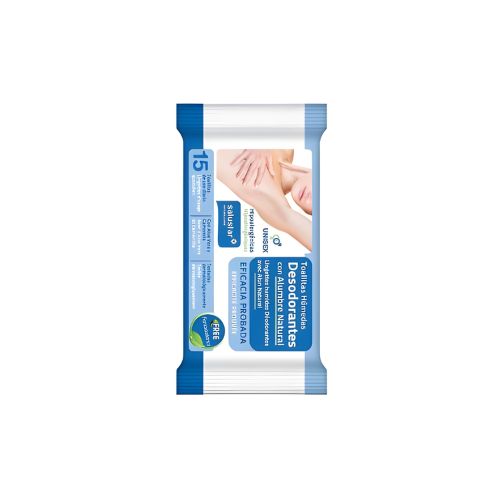 Moist Wipes Salustar Alum Deodorant (15 uds)