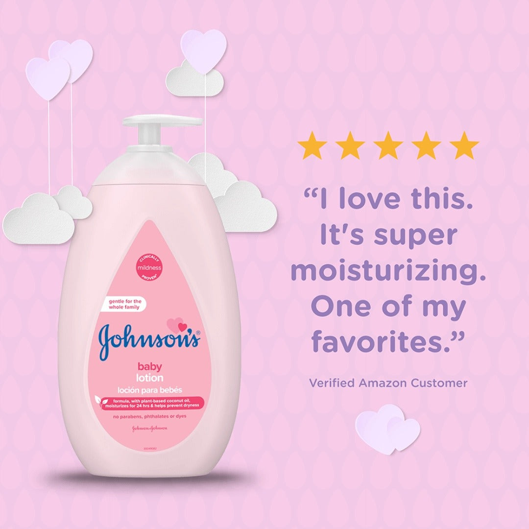 Johnson's Baby Lotion Body Cream – Gentle Moisturizing Care for Delicate Skin (300 ml) 2