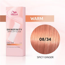 Load image into Gallery viewer, Permanent Colour Wella Shinefinity Nº 08/34
