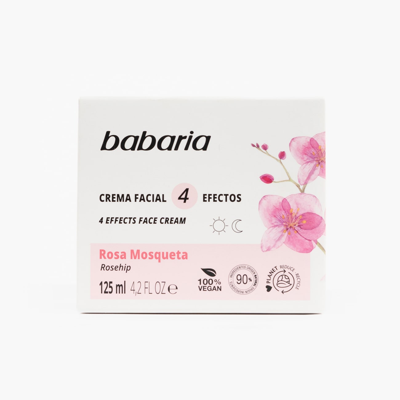 Babaria Rosa Mosqueta Crema Facial 4 Efectos 125ml