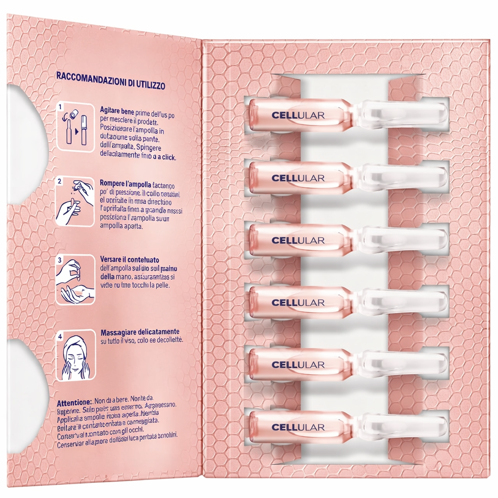 NIVEA Hyaluron Rellenador Celular Elasticidad y Antigravedad Efecto Lifting Ampollas (7 unidades)