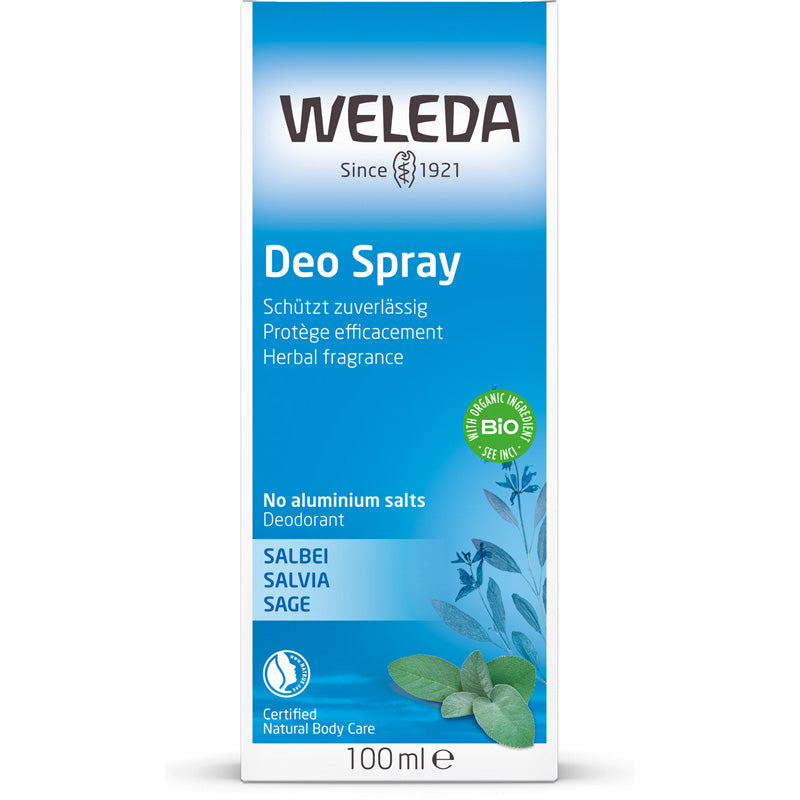 Déodorant naturel en spray à la sauge Weleda