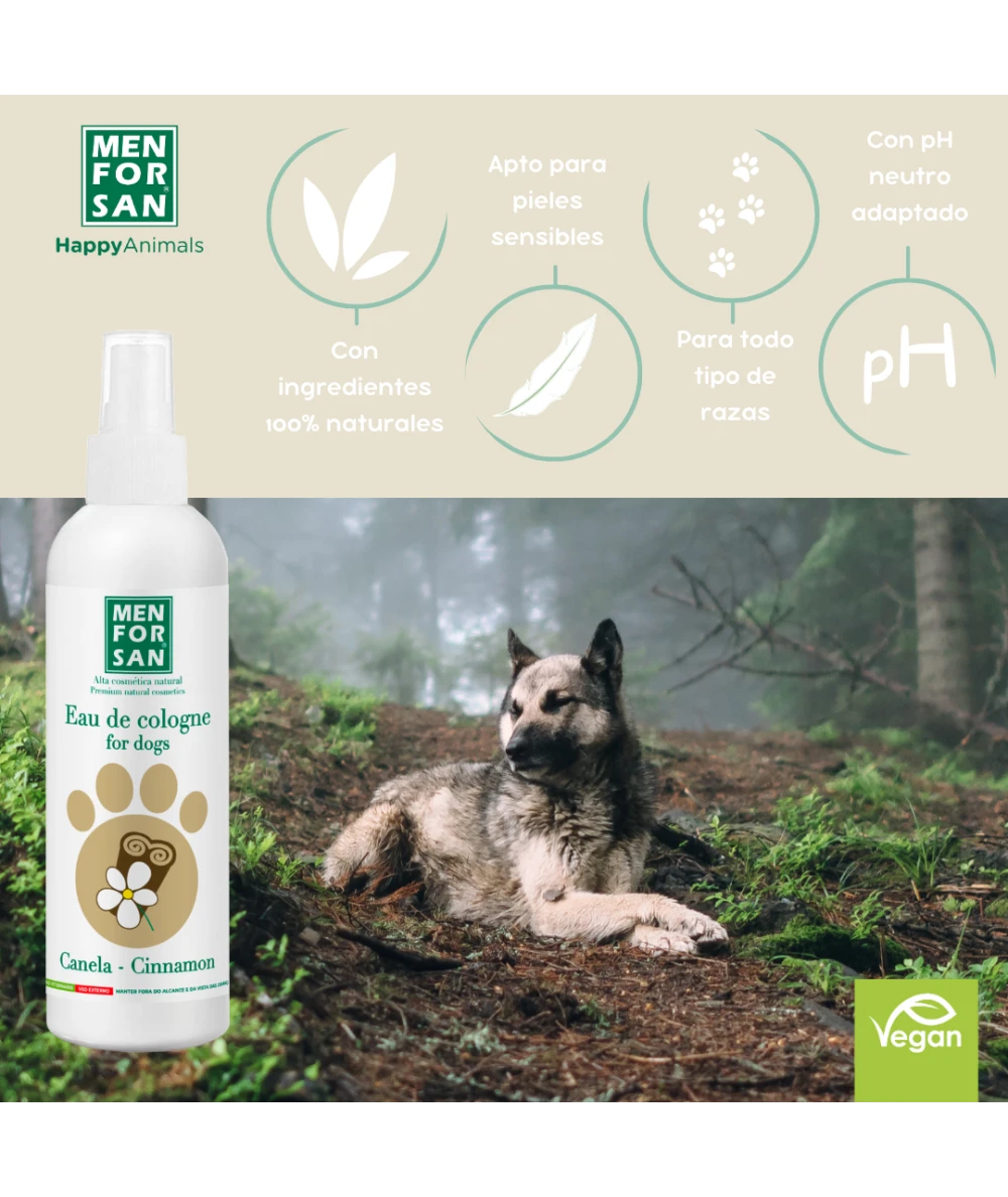 Menforsan Cinnamon Eau de Cologne for Dogs (125 ml)