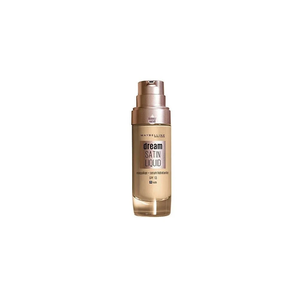 Liquid Make Up Base + Hydrating Serum Dream Satin Liquid Maybelline (30 ml) 0