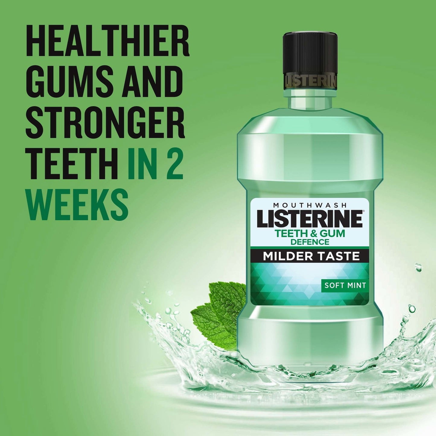 Listerine Mouthwash Healthy Gums and Strong Teeth (500 ml)