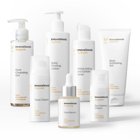 InnovaGoods Rice Face & Body Routine Pack – Complete Vegan Skincare & Body Care Set 1
