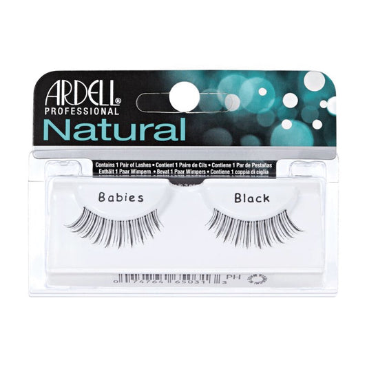 Ardell Natural Lashes Babies – Black Lightweight Strip Lashes (1 Pair) 1