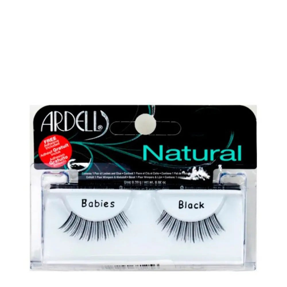 Ardell Natural Lashes Babies – Black Lightweight Strip Lashes (1 Pair) 2