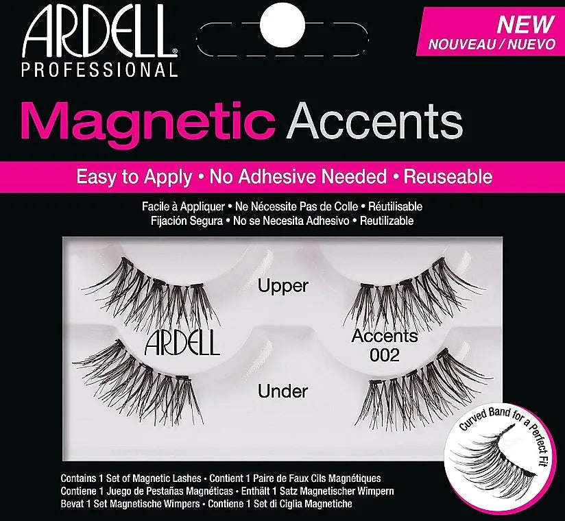 Ardell Magnetischer Gel-Liner &amp; Wimpern, Akzent 002
