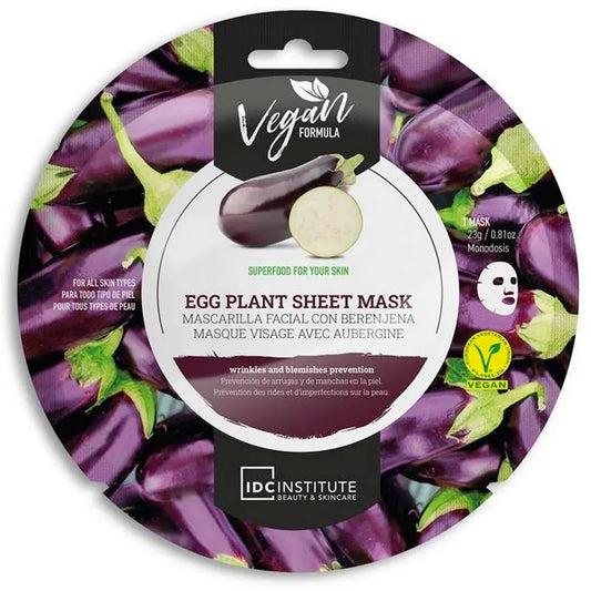 IDC Institute Vegan Aubergine-gezichtsmasker (25 g)