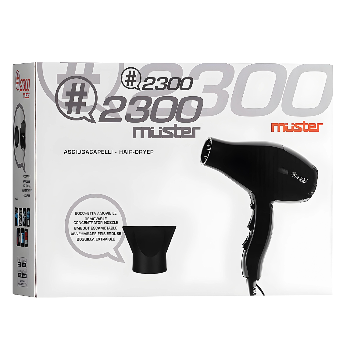 Muster Dikson Black #2300 Haartrockner