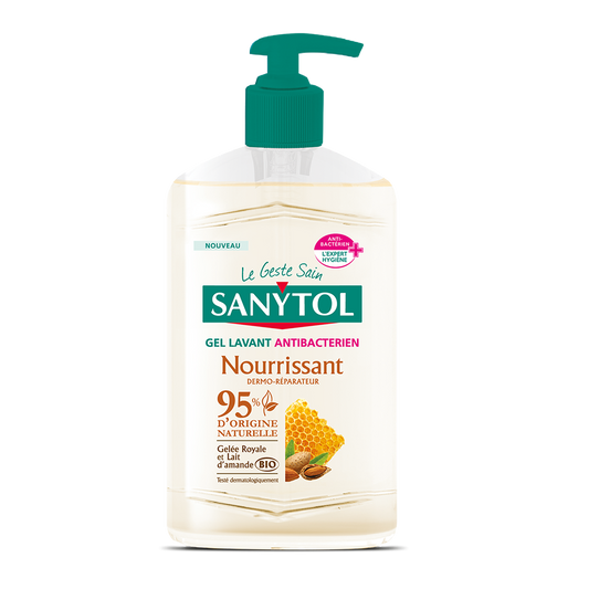 Sanytol Nourishing Hand Soap - Savon antibactérien pour l'hygiène quotidienne des mains (250 ml)