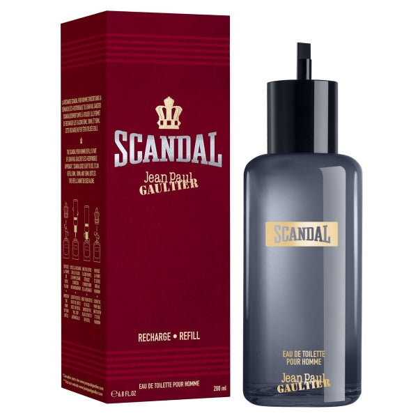 Perfume de hombre Jean Paul Gaultier Scandal EDT 200 ml Recambio