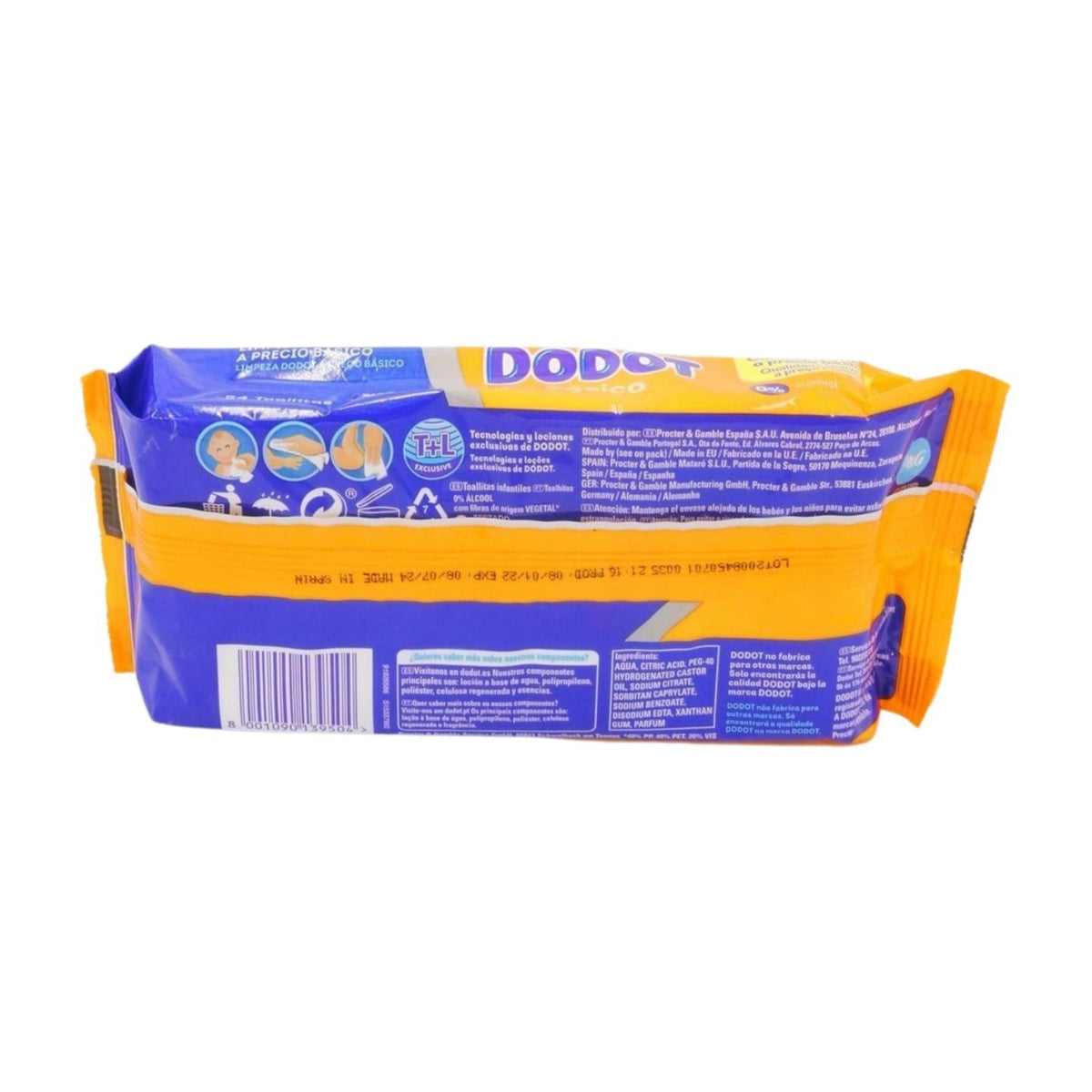Dodot Basic Baby Moist Wipes (54 Wipes) 3