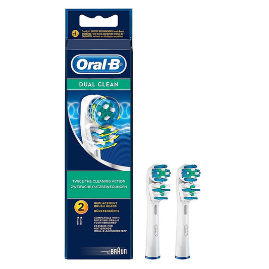 Oral-B Dual Clean – Dual-Action Replacement Brush Heads (2-Pack) 1