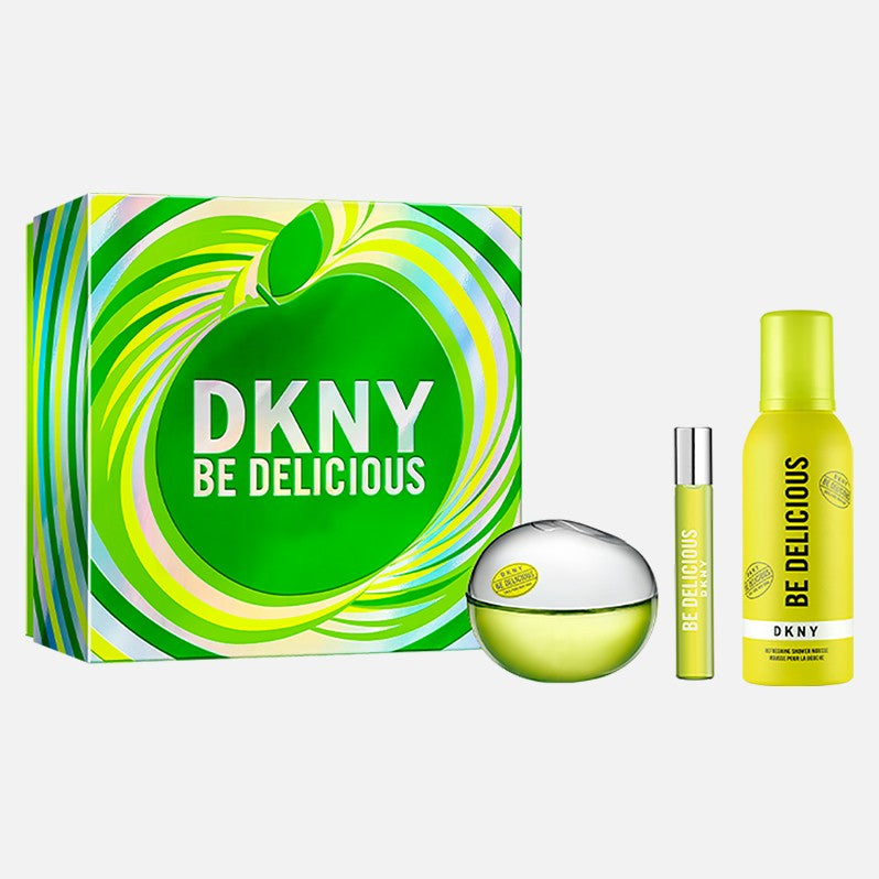 Donna Karan Delicious Collectie 4-delige geschenkset - Eau de Parfum, Mini, Body Lotion &amp; Zakje