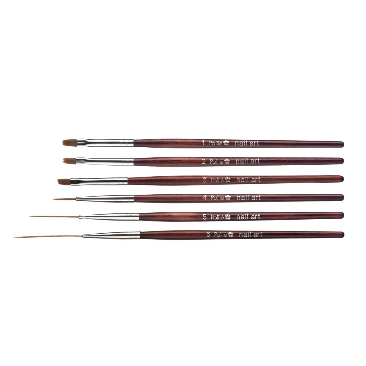 Eurostil Paintbrush Set – 6 Professional Beauty & Decoration Brushes 4
