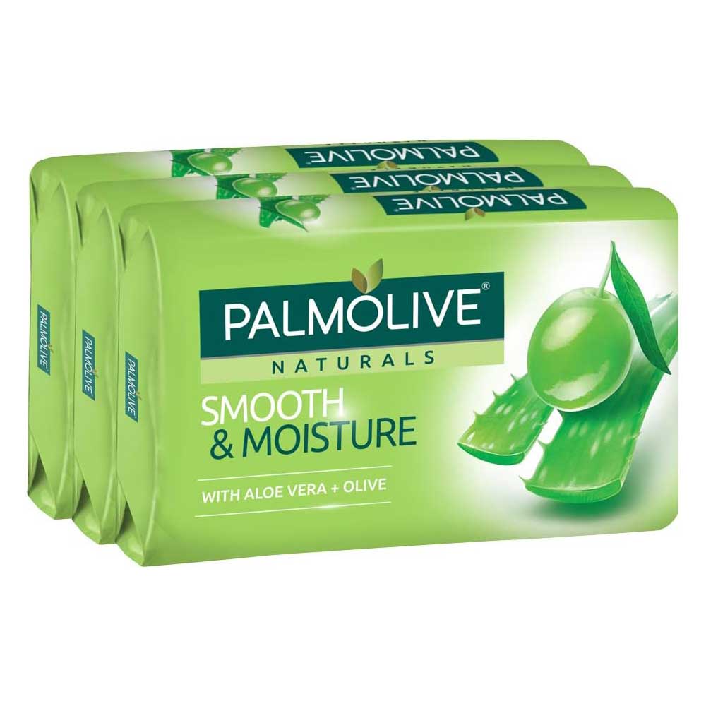 Palmolive Pastillas de Jabón de Aceite de Oliva - Set de Jabón Corporal Hidratante (3 x 90 g)