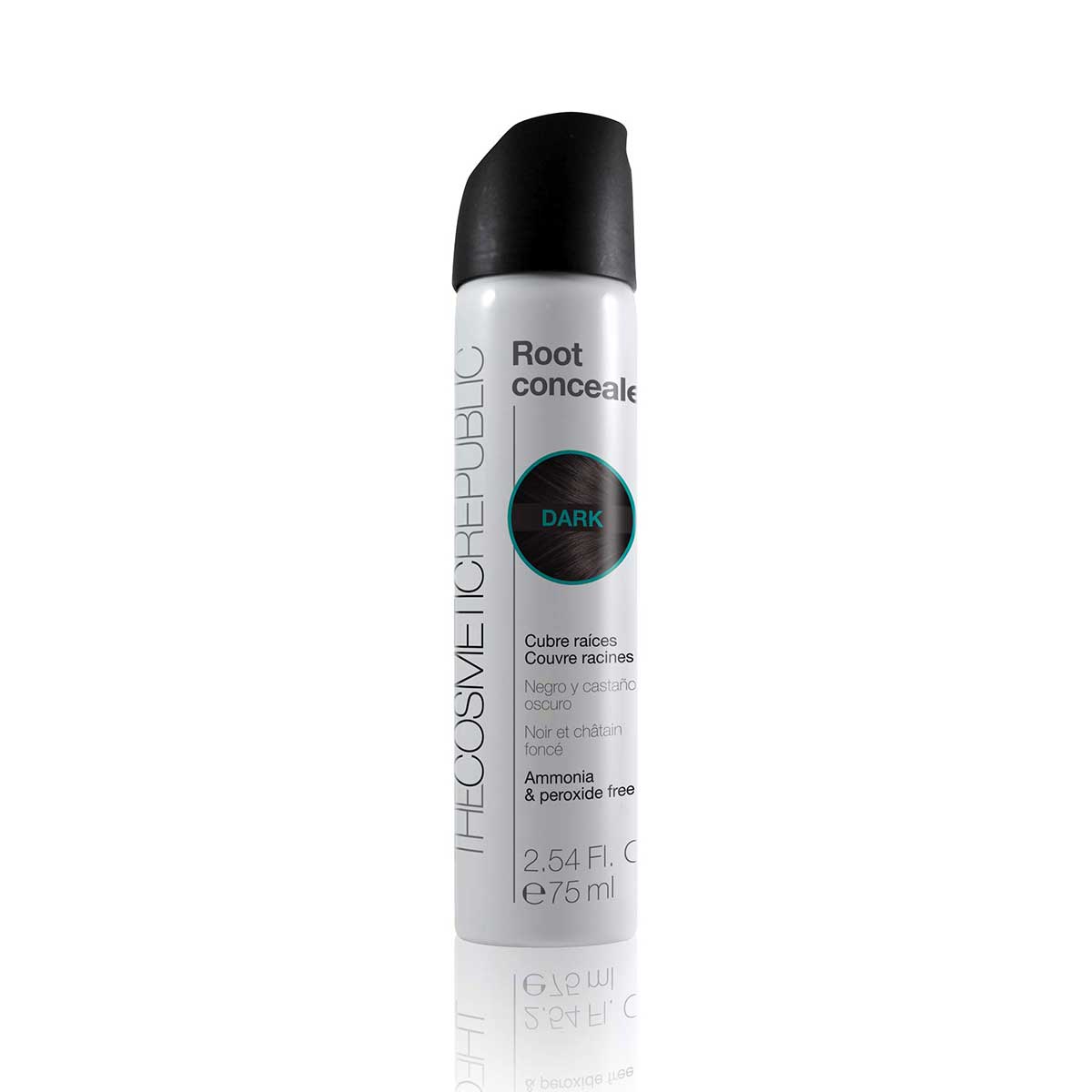 The Cosmetic Republic Corrector de Raíces Oscuro - Retoque Temporal de Raíces en Spray (75 ml)