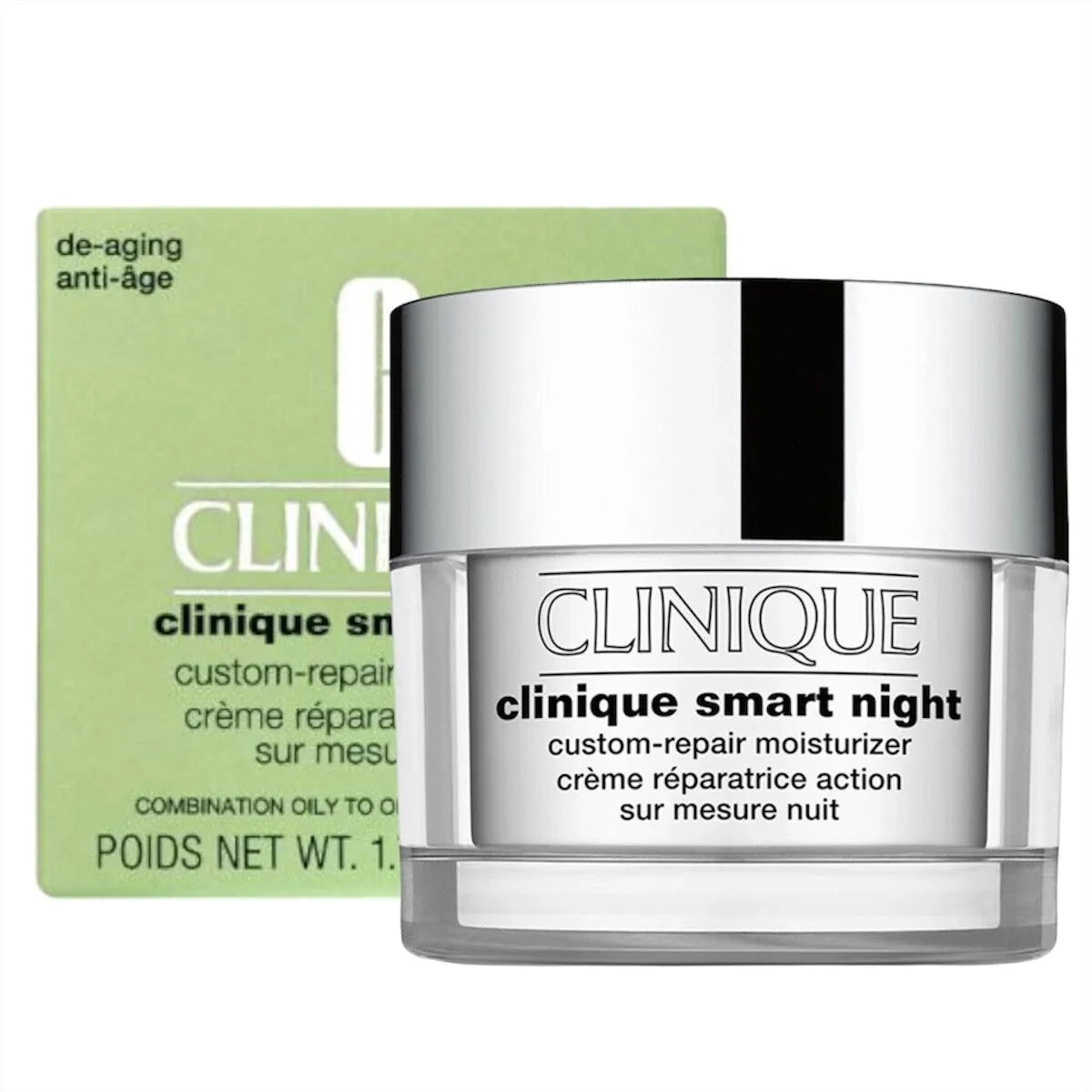 Crème anti-âge Clinique Smart Night Custom-Repair