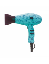 Load image into Gallery viewer, Hairdryer R&amp;J Albi Pro Compact Flowers Blue 2000W
