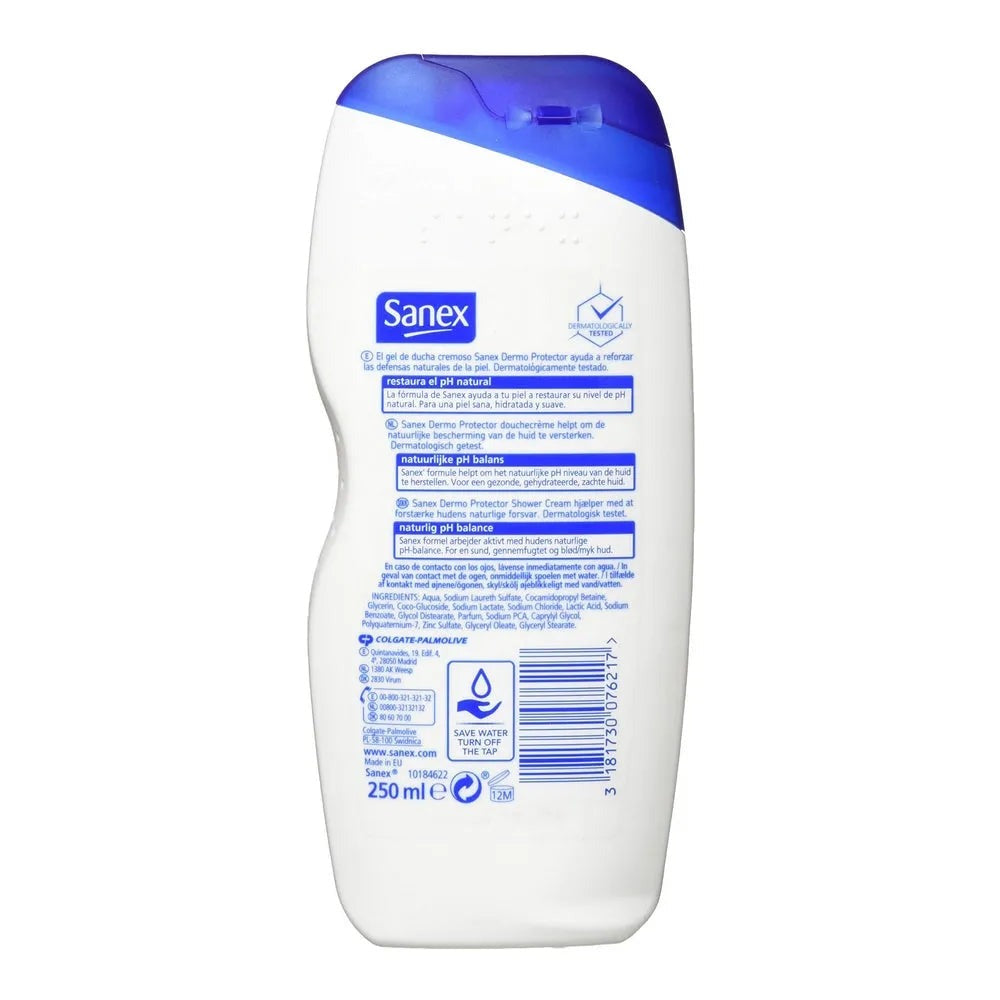Sanex Dermo Protector Shower Gel – Gentle Daily Cleansing for Normal Skin (250 ml) 3
