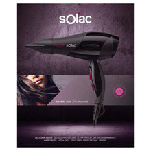 Load image into Gallery viewer, Hairdryer Solac SP7170EXPERT 2600W IONIC Black

