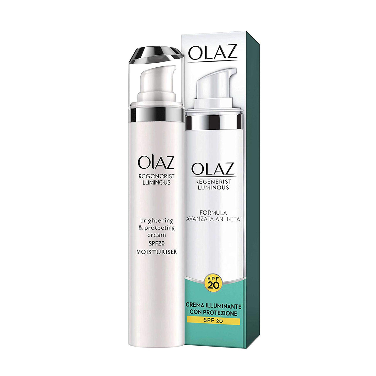 Olay Regenerist Luminous Brightening & Protecting Cream SPF 20 – image 1