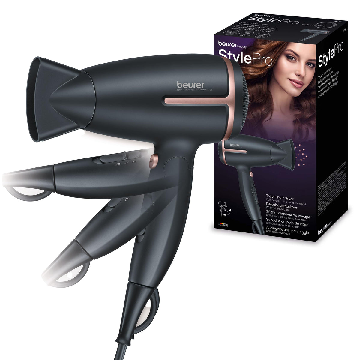 Hairdryer Beurer UE5250 1600W Black 1