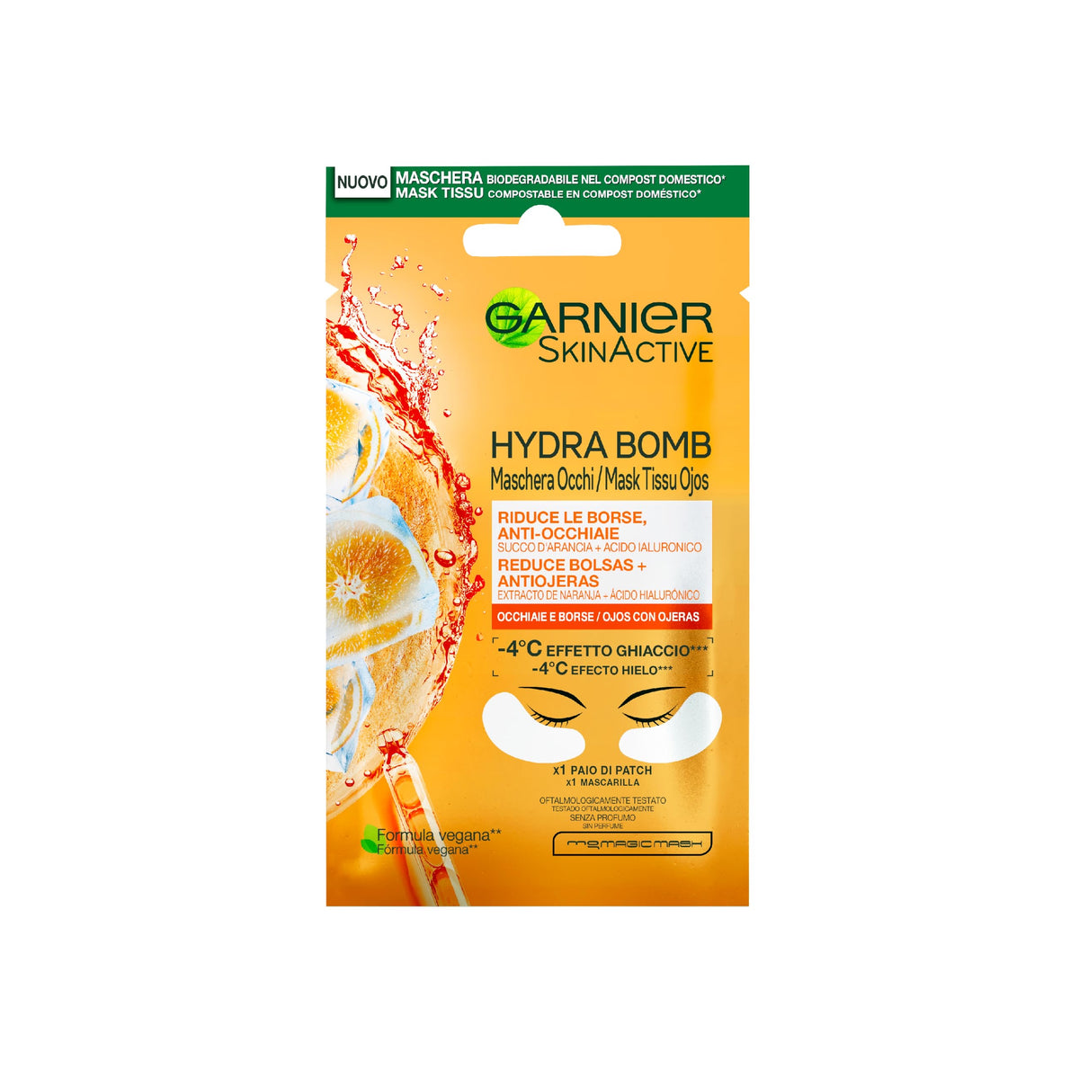 Anti- Fatigue And Anti- Dark Circle Eye Contour Mask Garnier 1