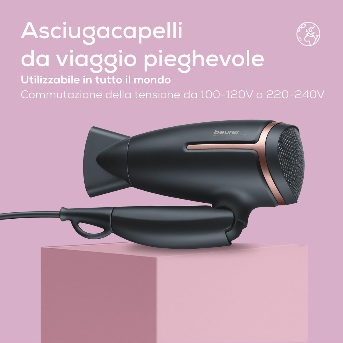 Hairdryer Beurer UE5250 1600W Black 2