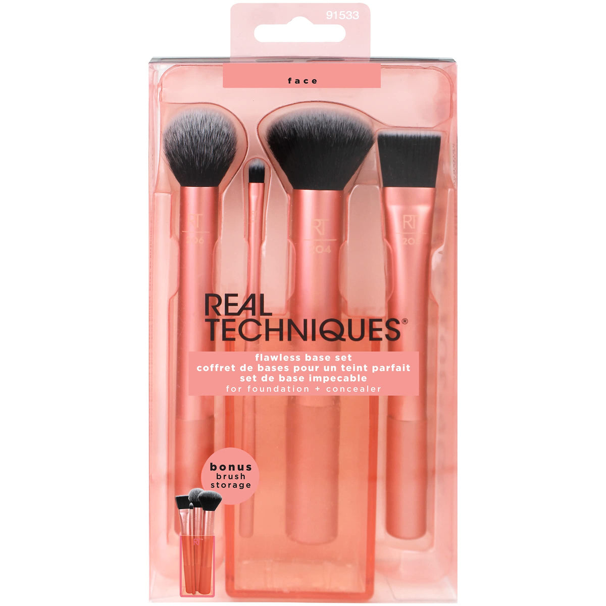 Set of Make-up Brushes Flawless Real Techniques (4 pcs) 2