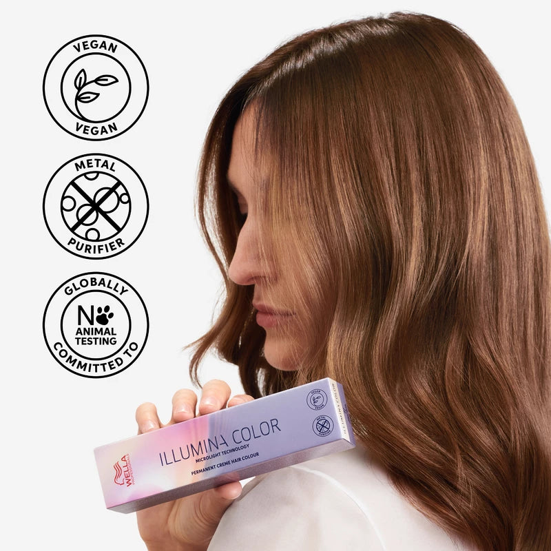 Permanent Dye Illumina Color Wella Nº 535 (60 ml)