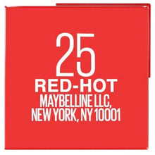 Cargar imagen en el visor de la galería, Barra de labios con brillo Maybelline Superstay Vinyl Link 25 Red Hot
