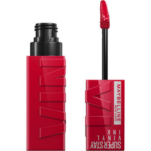 Lade das Bild in den Galerie-Viewer, Schimmernder Lippenstift Maybelline Superstay Vinyl Link 50-wicked
