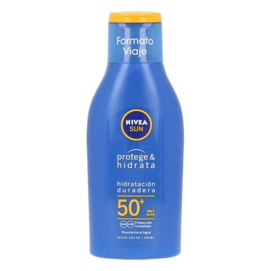 Zonnemelk Sun Protege & Hidrata Nivea 50 (100 ml)