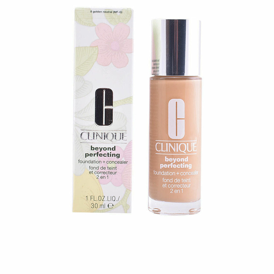 Base de maquillage liquide Clinique Beyond Perfecting 8-golden neutral 2-en-1