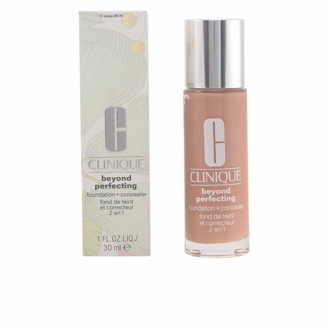 Vloeibare make-upbasis Clinique Beyond Perfecting 2-in-1 15-beige (30 ml)