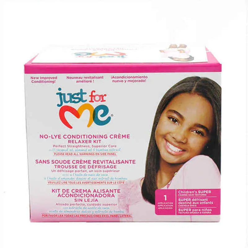 Traitement de lissage des cheveux Soft &amp; Beautiful Soft &amp; Beautiful Just For Me Relaxer Kit Super (226 g)